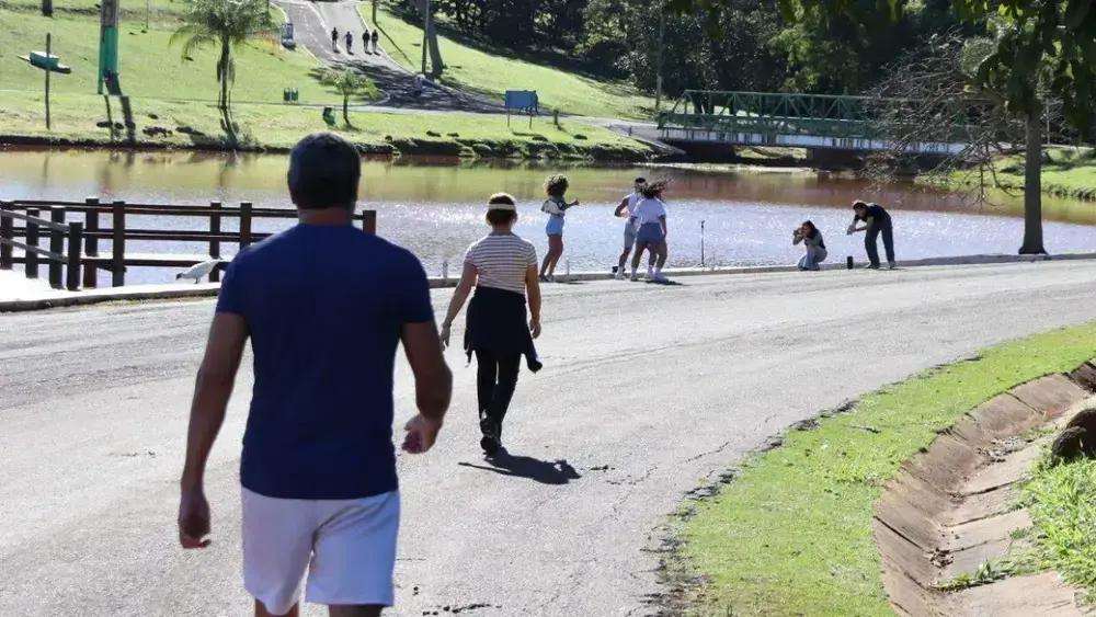 Brazil braves winter chill as 11C cold fails to deter athletes