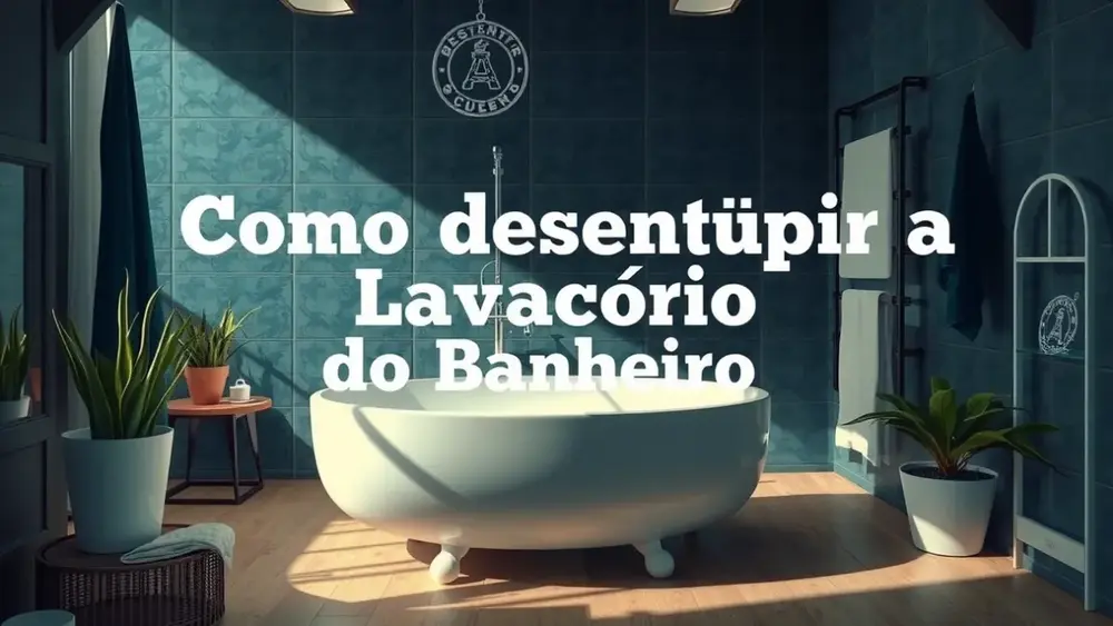 Como Desentupir o Lavatório do Banheiro Rápido e sem Gastar Muito