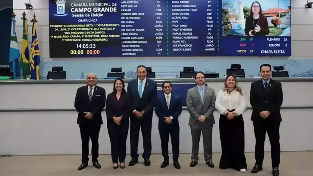 Justiça dá prazo para MP se manifestar sobre nova eleição na Câmara de Campo Grande
