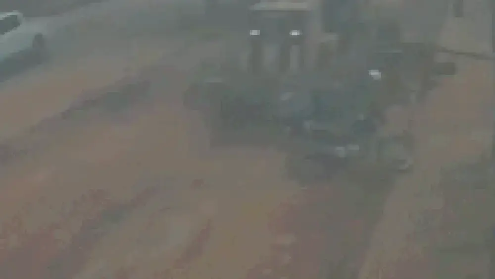 Motociclista cai e é atropelado por máquina durante obra em MS