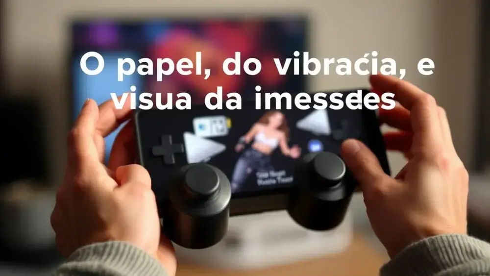 O papel do som, da vibração e do visual na imersão dos jogos
