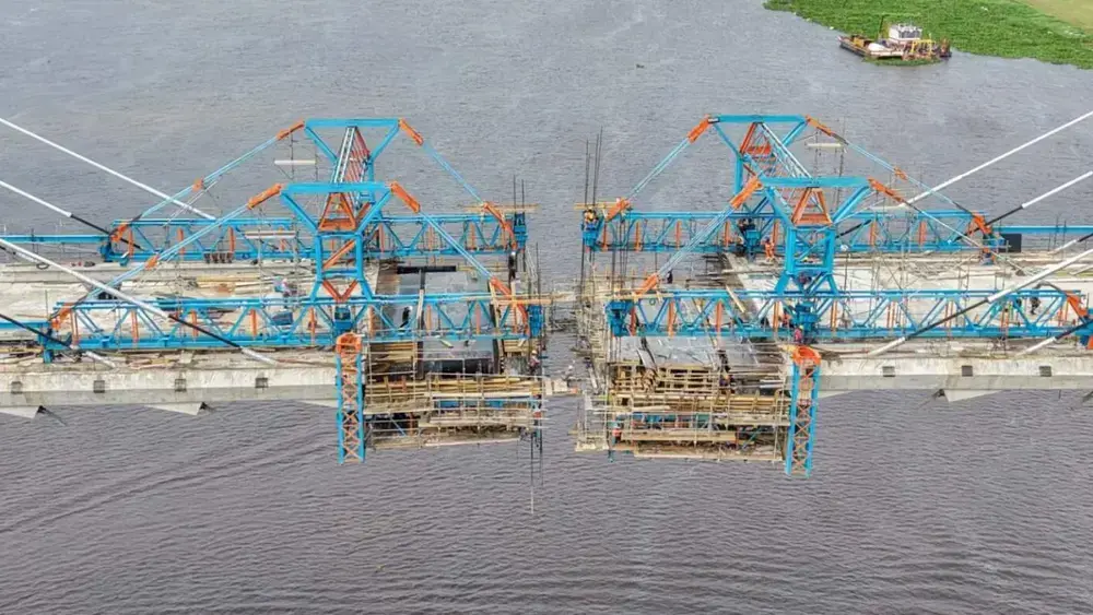 Obras da Ponte Bioceânica avançam mesmo com jogos do Brasil
